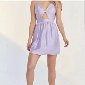 UO silence + noise purple cut out dress Size 2